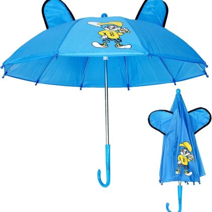 Small Umbrella For Kids Girls And Boys Small Kids Cartoon Umbrella – Multicolor Medium size (Random Shape/Design)