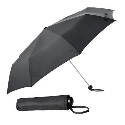 Umbrella Folding Umbrella Umbrella Folding Umbrella High Quality Double Wire And Large Size- Black